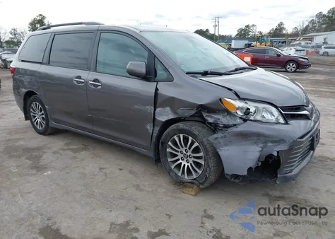 2018 Toyota Sienna Xle Premium 8 Passenger from USA, damaged, VIN 5TDYZ3DCXJS947379